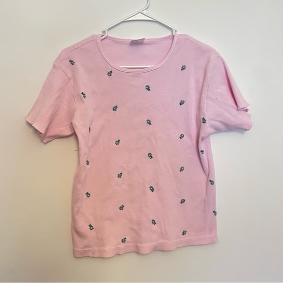Girl's pastel pink butterfly sequin T-shirt Okaïdi & Obaïbi
